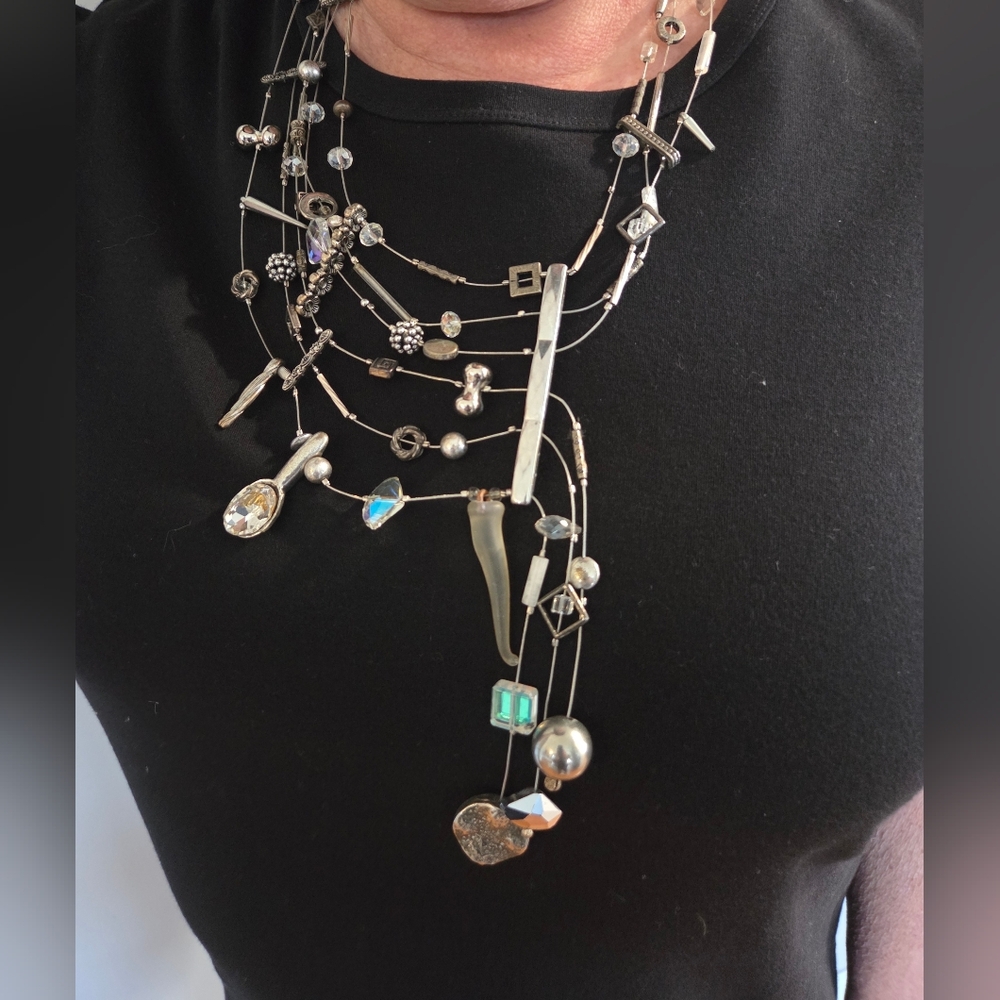 Artisan Jewelry Multi Guitar String Necklace